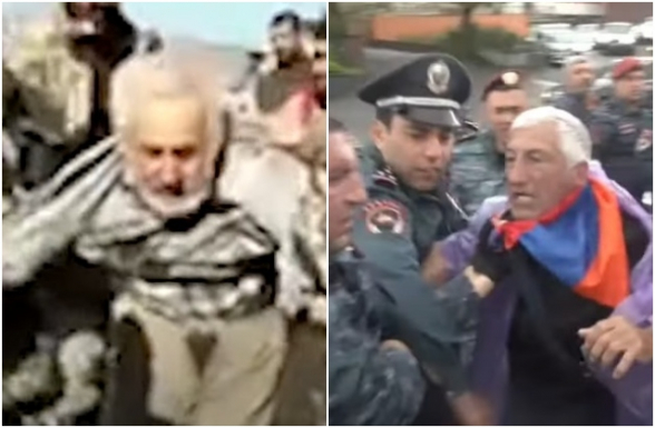 Ինչպե՞ս են տարեց հայի հետ վարվում ադրբեջանցի զինվորներն ու հայ ոստիկանները (տեսանյութ, 18+)